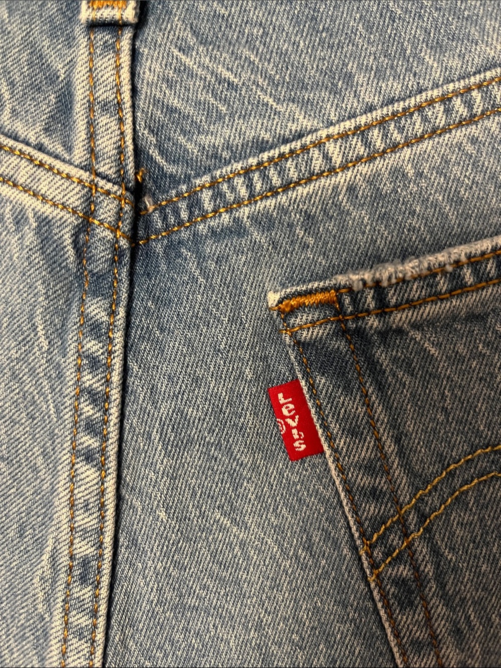 NWT Levi’s 501 Original Denim Shorts Stretch - Picture 6 of 10